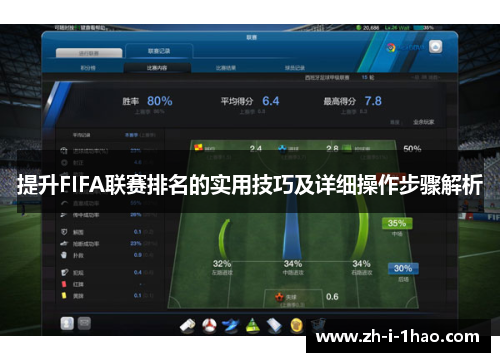 提升FIFA联赛排名的实用技巧及详细操作步骤解析